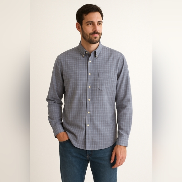 Men's long sleeves dress shirt Size 17 33 - Picture 6 of 6